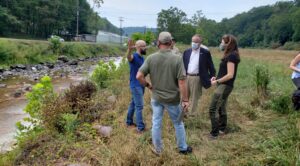 Rep. McKinley, Department of Interior officials visit Richard Mine site on Deckers Creek
